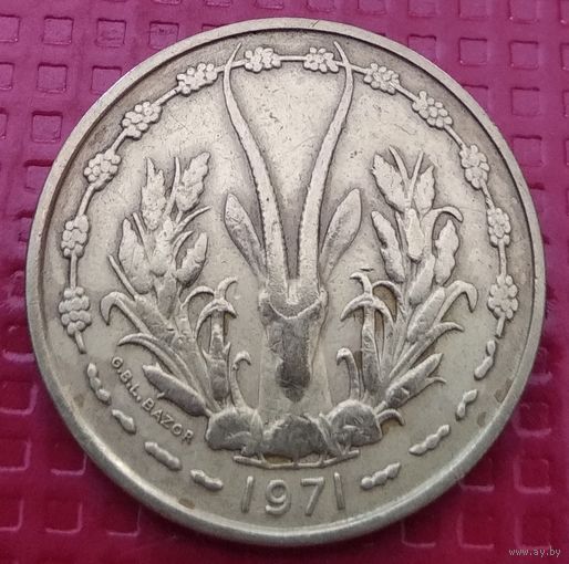 Западная Африка (BCEAO) 25 франков 1971 г. #31020