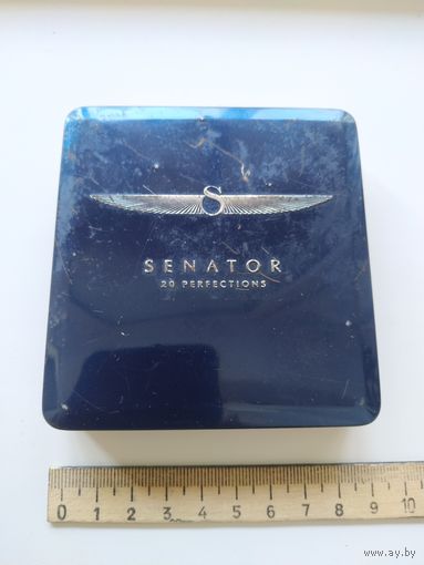 Коробка от сигарет SENATOR металл.