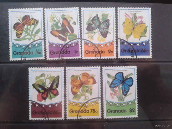 Гренада 1975 Бабочки Полная серия