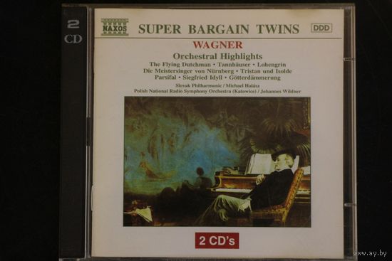 Wagner, Slovak Philharmonic, Michael Halasz – The Flying Dutchman, Tannhauser, Lohengrin (Orchestral Highlights) (1989, 2xCD)