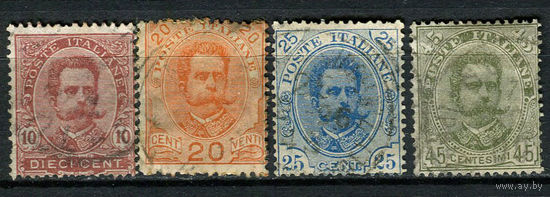 Королевство Италия - 1893/1896 - Король Умберто I - [Mi. 67-70] - полная серия - 4 марки. Гашеная.  (Лот 15AC)