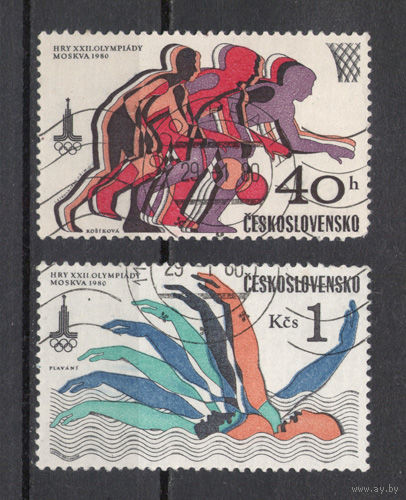 ЧССР.1980.Олимпиада-80 в Москве (2 марки)