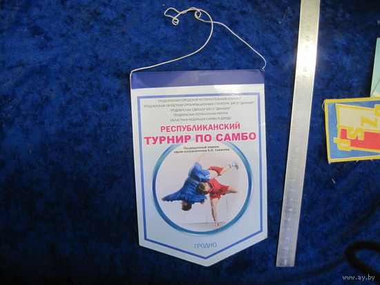 Вымпел Республиканского турнира по самбо памяти А.Н. Савичева г. Гродно.