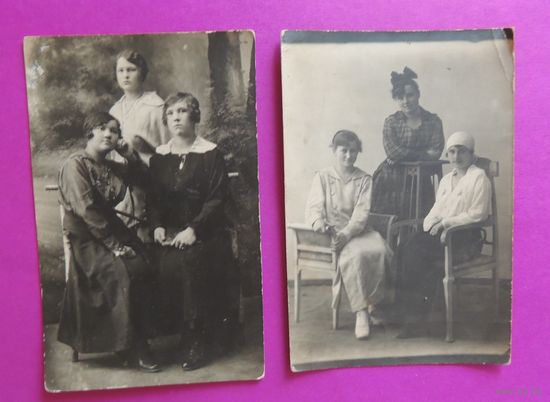Фото "Фото еврейских дам", Бобруйск, 1915, 1916 г., 2 шт.