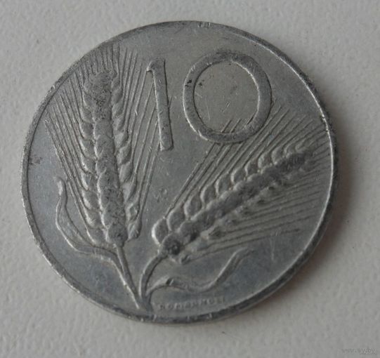 10 лир Италия 1953 г.в.