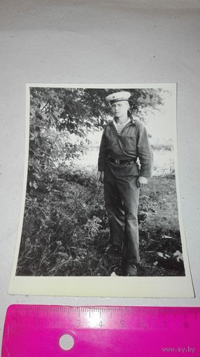 Старое военное фото моряка