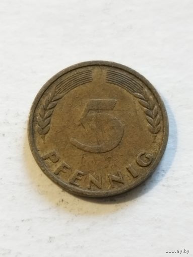 Германия 5 пфенинг 1949 J