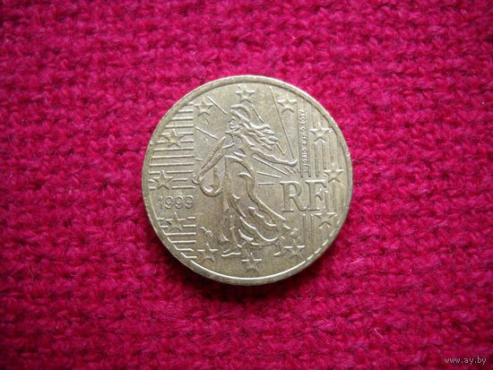 Франция 50 евроцентов 1999 г.