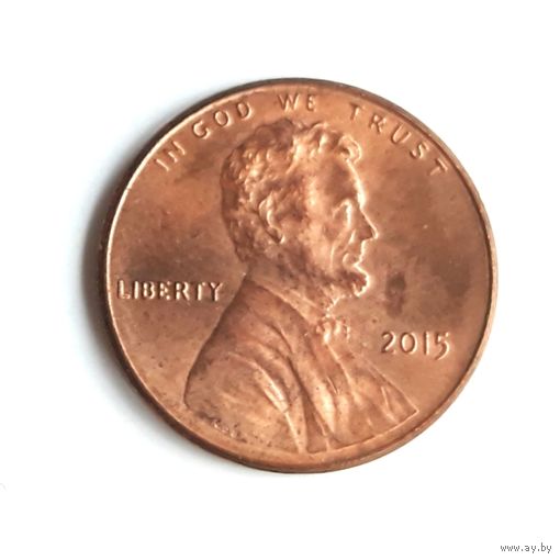 США 1 цент 2015 г.