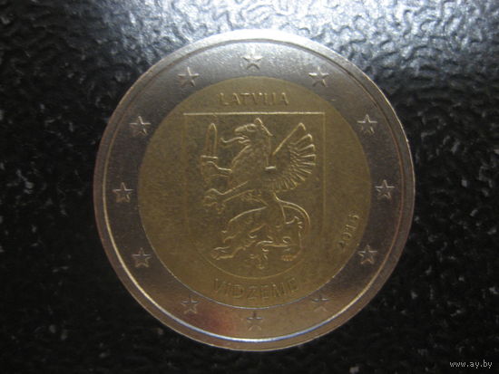 Латвия 2 евро 2015 Видземе
