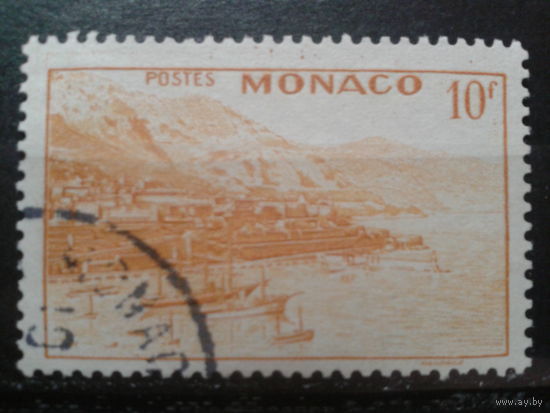 Монако 1949 вид на Монте-Карло