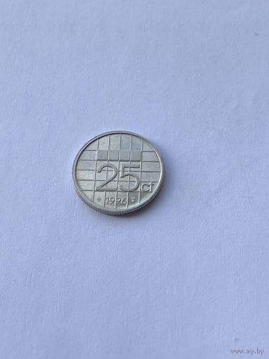 25 центов 1996 г., Нидерланды