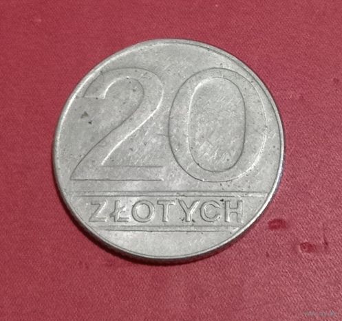 20 злотых 1989г. Польша