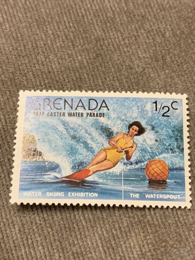 Гренада 1977. Водный спорт. Водные лыжи. Марка из серии