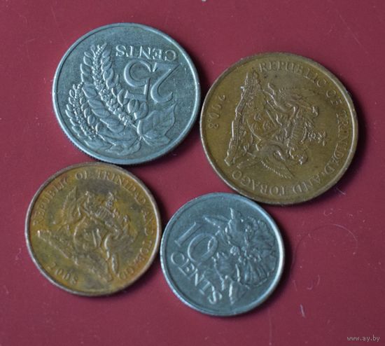 Тринидад и Тобаго 4 монеты