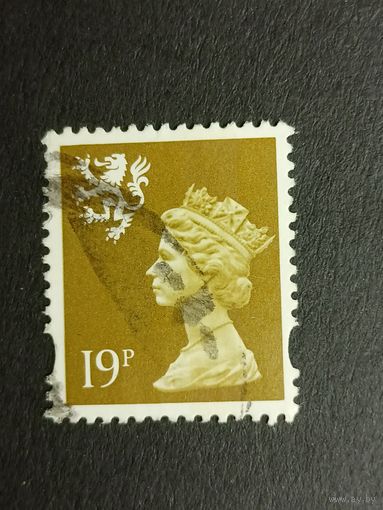 Великобритания 1993. Региональные почтовые марки Шотландии. Королева Елизавета II