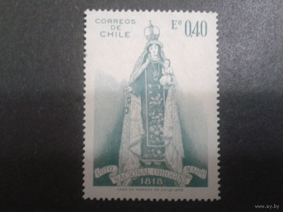 Чили 1970 статуя богоматери