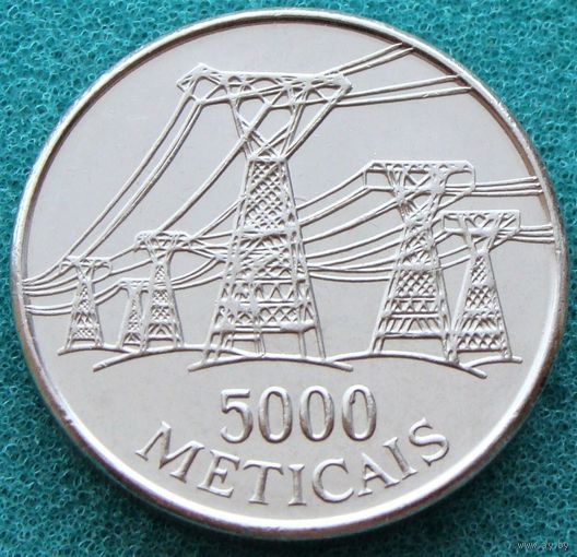 Мозамбик. 5000 метикалов 1998 года  KM#124