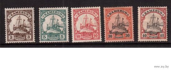 Германия(Колонии)-1900,(Мих.7-13)  * ,   Стандарт, Флот, Камерун