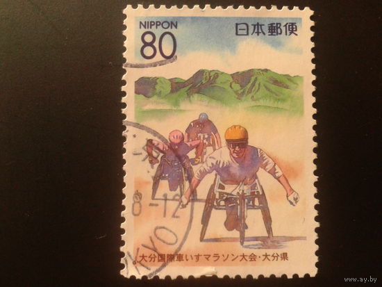 Япония 2000 гонки на инвалидных колясках