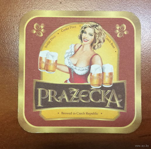 Подставка под пиво Prazecka /Чехия, Россия/