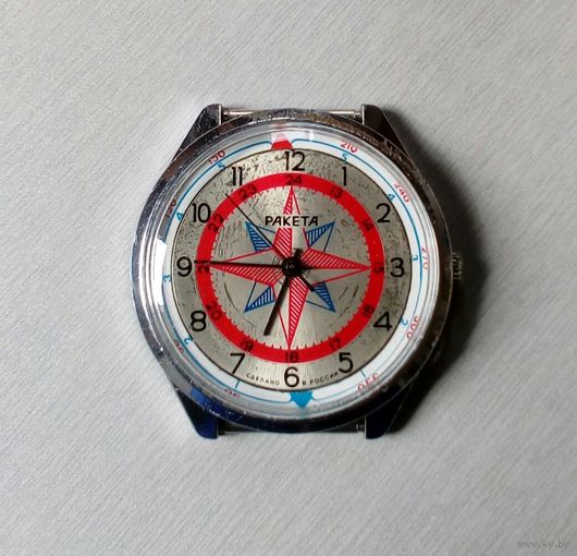 Часы наручные мужские " РAKETA", 2609.Н.П. SU,  Сделано в России.