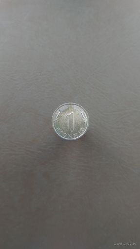 Германия / 1 pfennig (F) / 1991 год