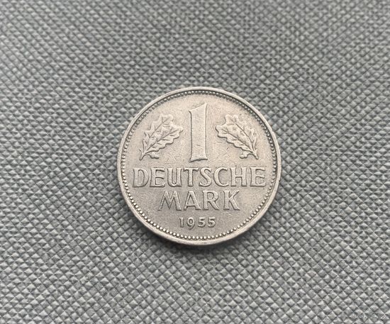 1 марка ФРГ 1955 D