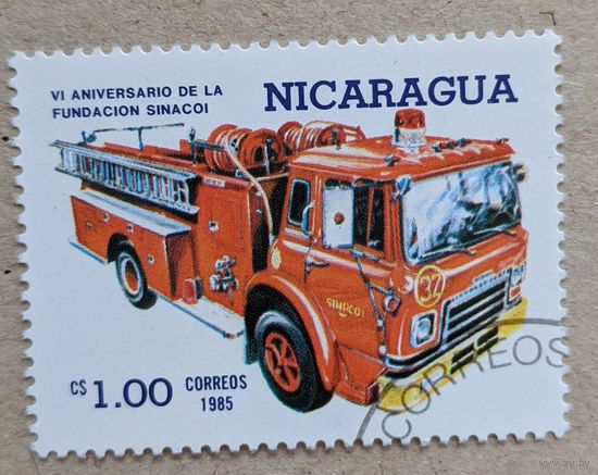 Никарагуа.1985. Пожарный транспорт