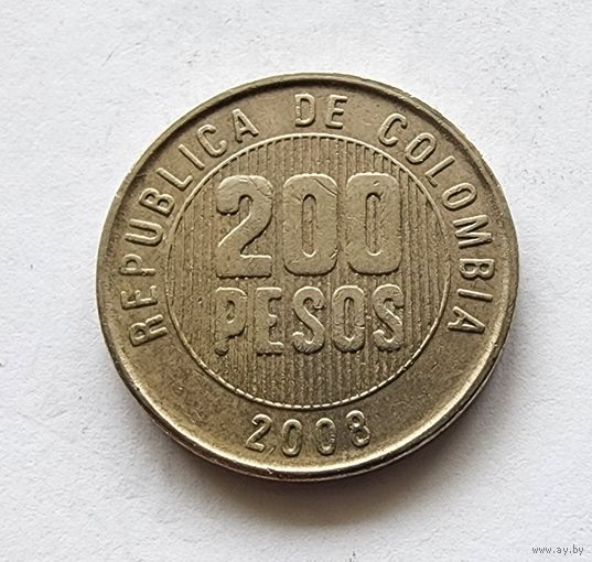 Колумбия 200 песо, 2008