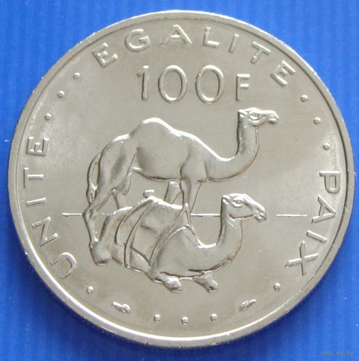 Джибути. 100 франков 1977 год  КМ#26   Тираж: 1.500.000 шт