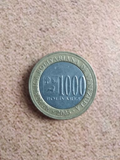 1000 боливаров 2005 Венесуэла