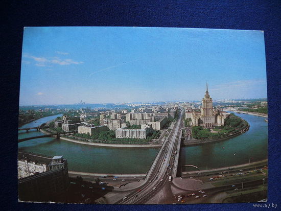 Фото Круцко Б., Москва. Вид на Кутузовский проспект, 1986, чистая.