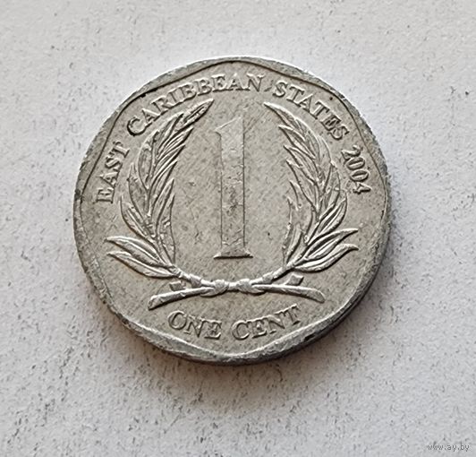 Восточные Карибы 1 цент, 2004