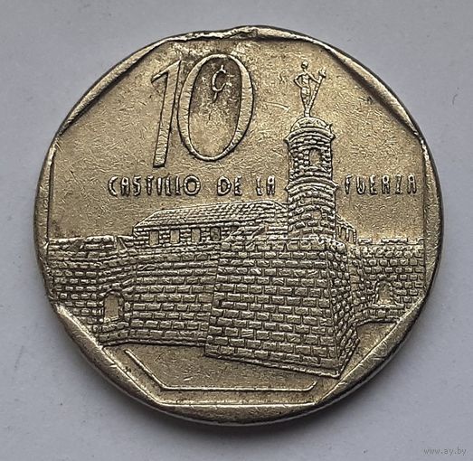 Куба 10 сентаво, 2000 (1-1-5)