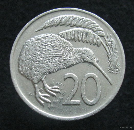 Новая Зеландия 20 центов 1976