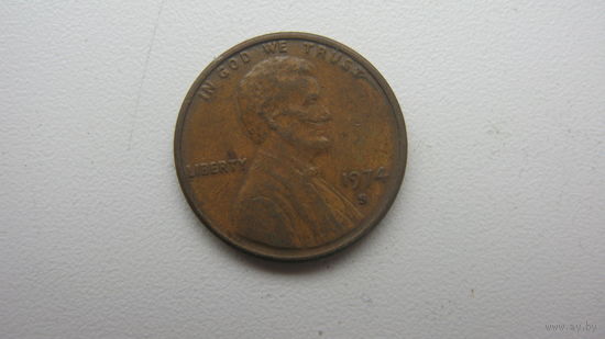 США 1 цент  1974 S
