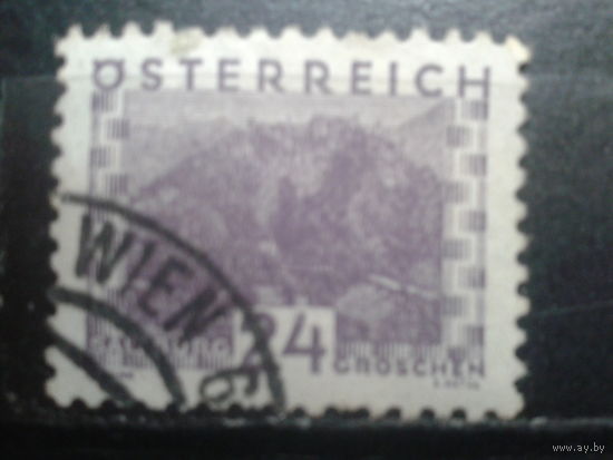 Австрия 1932 Стандарт 24 гроша  малый формат
