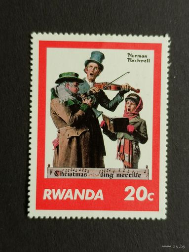 Руанда 1981. Картины Нормана Роквелла