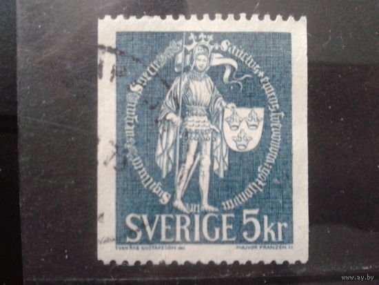 Швеция 1970 Стандарт, рыцарь, королевская печать с 15 века