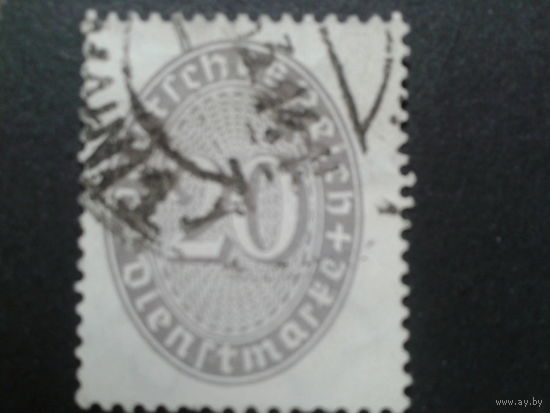 Германия 1930 служебная марка