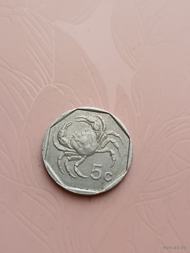 Мальта 5 центов 1991г(3)