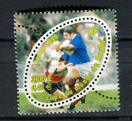 Франция - 1999 - Чемпионат мира по регби - [Mi. 3421] - полная серия - 1 марка. MNH.