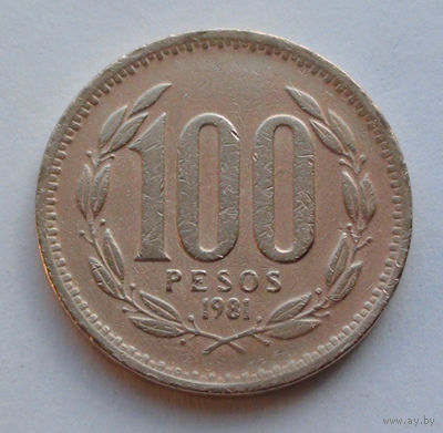 Чили 100 песо. 1981