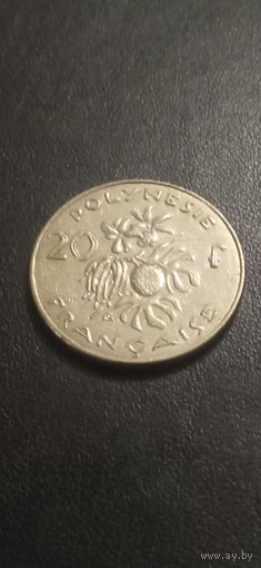 Французская Полинезия 20 франков 2004г.