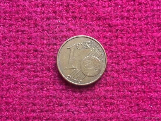 Германия 1 евроцент 2002 г. D