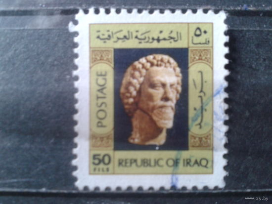 Ирак 1976 Археология, голова статуи