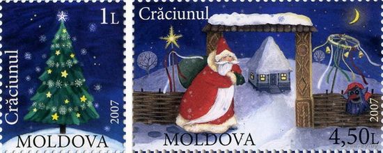 Молдова Новый год Рождество 2007**