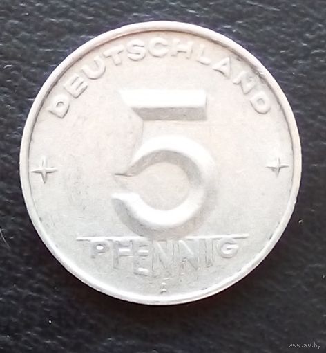 5 пфениг ГДР 1952 А