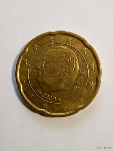 Бельгия 20 евроцентов 2009 г